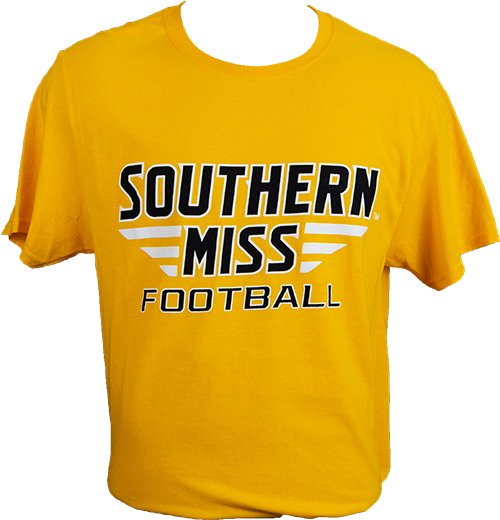 T-Shirt Short Sleeve Southern Miss Bars Football