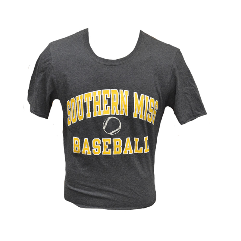 T-Shirt Short Sleeve Baseball Emblem