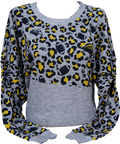 T-Shirt Women's Long Sleeve Spirit Leopard Print