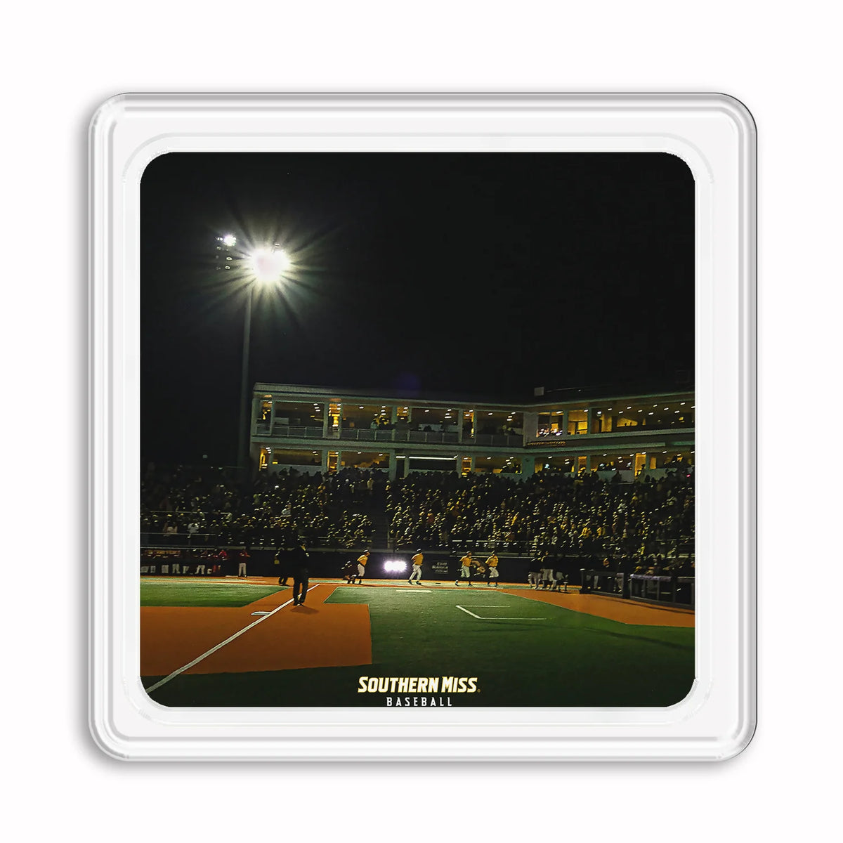 Southern Miss Baseball Drink Coaster