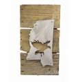 Wall Art Soaring Eagle On Mississippi Emblem Metal On Wood