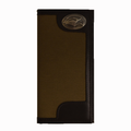 Wallet Canvas Leather Secretary Eagle Head
