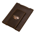 Wallet Leather Crazy Horse Magnet Eagle Head Concho