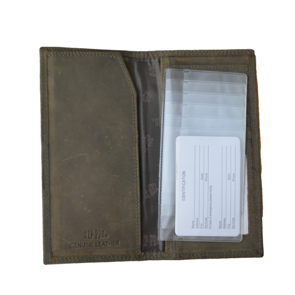 Wallet Leather Crazy Horse Roper Eagle Head Concho