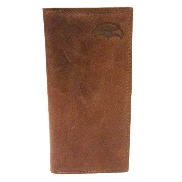 Wallet Men's Leather Secretary Embossed Eagle Head