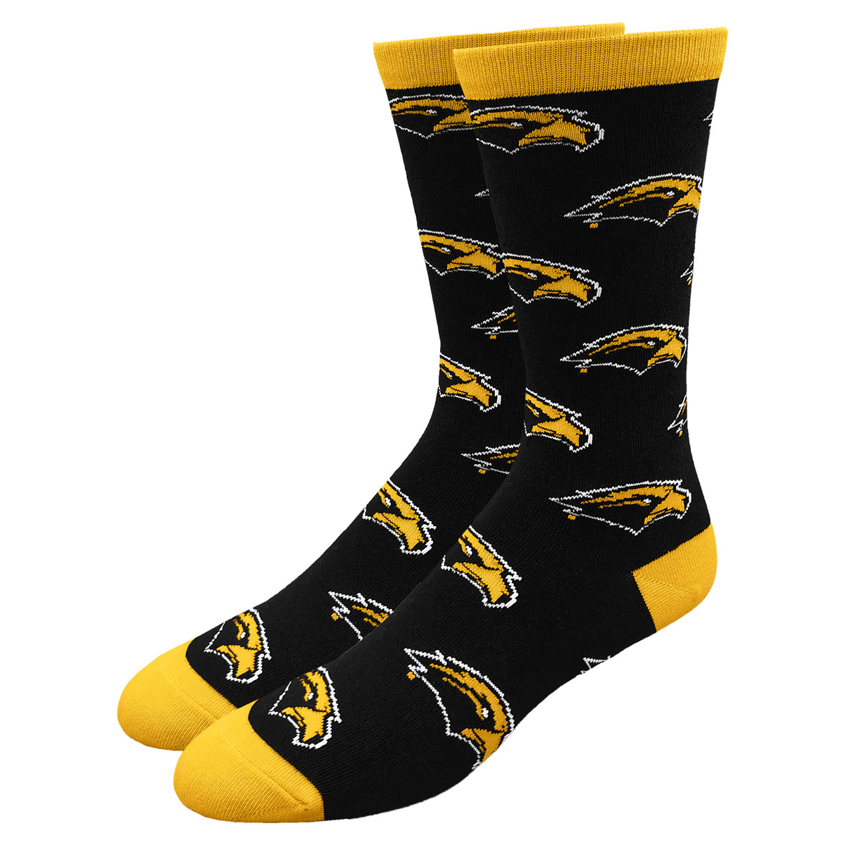 Men's Midcalf Sock with Eagle Head All Over