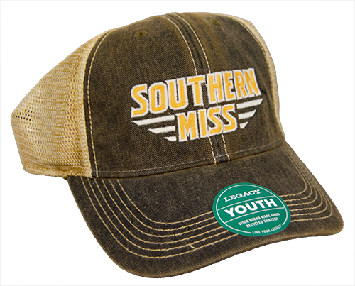 Youth Cap Trucker Ofy Southern Miss Bars