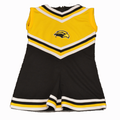 Youth Cheer Uniform V-neck Dress with Eagle Head