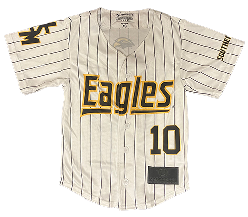 Youth Jersey Baseball Pinstripe Eagles #10