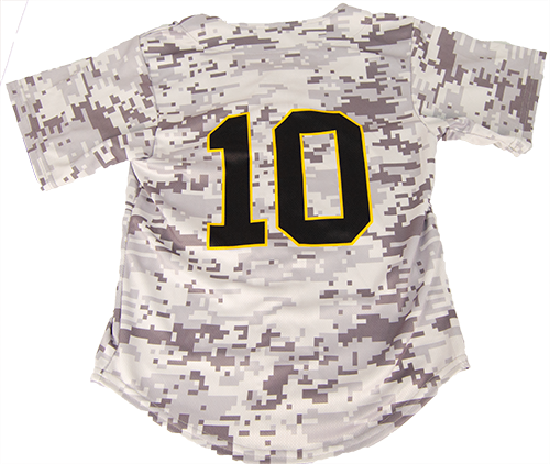 Youth Jersey Baseball Digital Camo Eagles #10