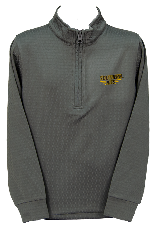 Youth Pullover Sterling Honeycomb Layer Southern Miss Bars