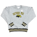 Youth Sweatshirt Crew Southern Miss Eagle Head Stripe