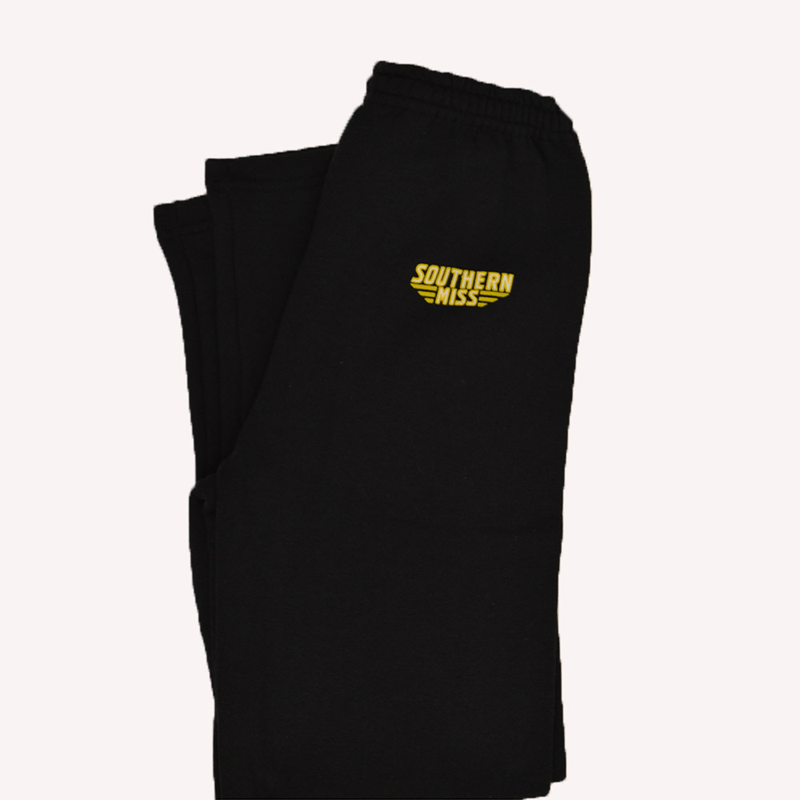 Youth Sweatpants Open Bottom Southern Miss Bars