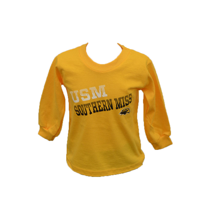 Youth T-Shirt Long Sleeve USM Southern Miss Eagle Head
