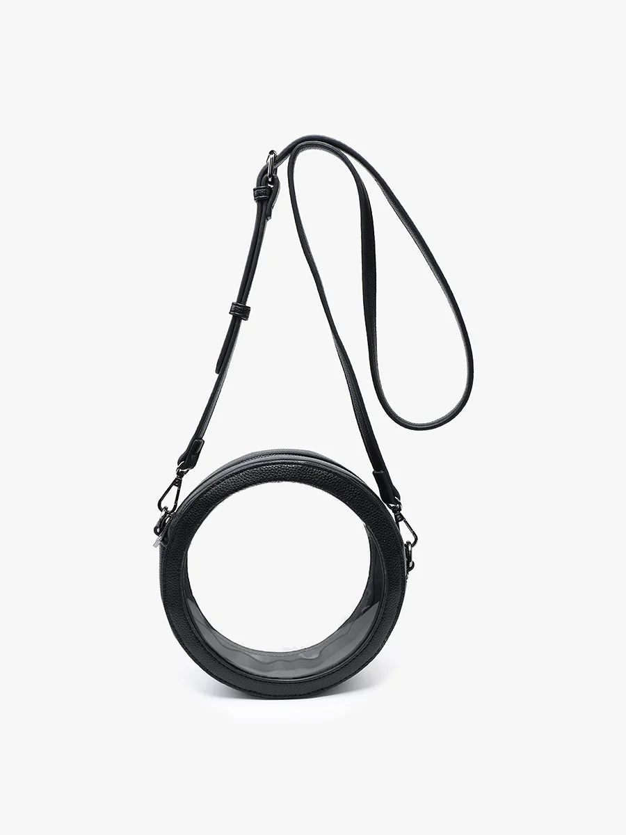 Clear Lilibet Circular Crossbody Purse