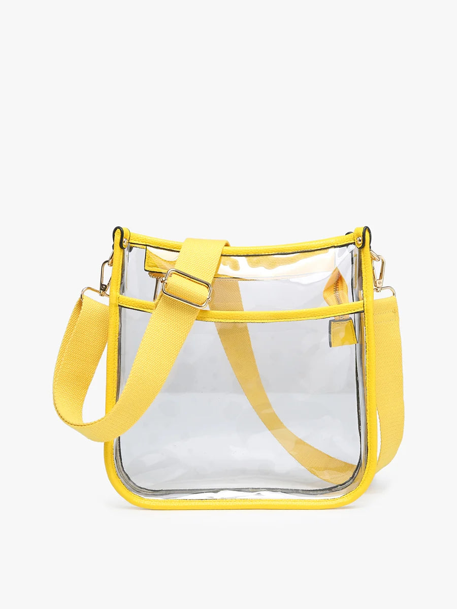 Posie Clear Yellow Accent Tailgate Crossbody