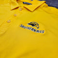 Cutter & Buck Men's Prospect Textured Stretch Polo with Eagle Head Southern Miss
