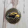 Polka Dot Eagle Head Button