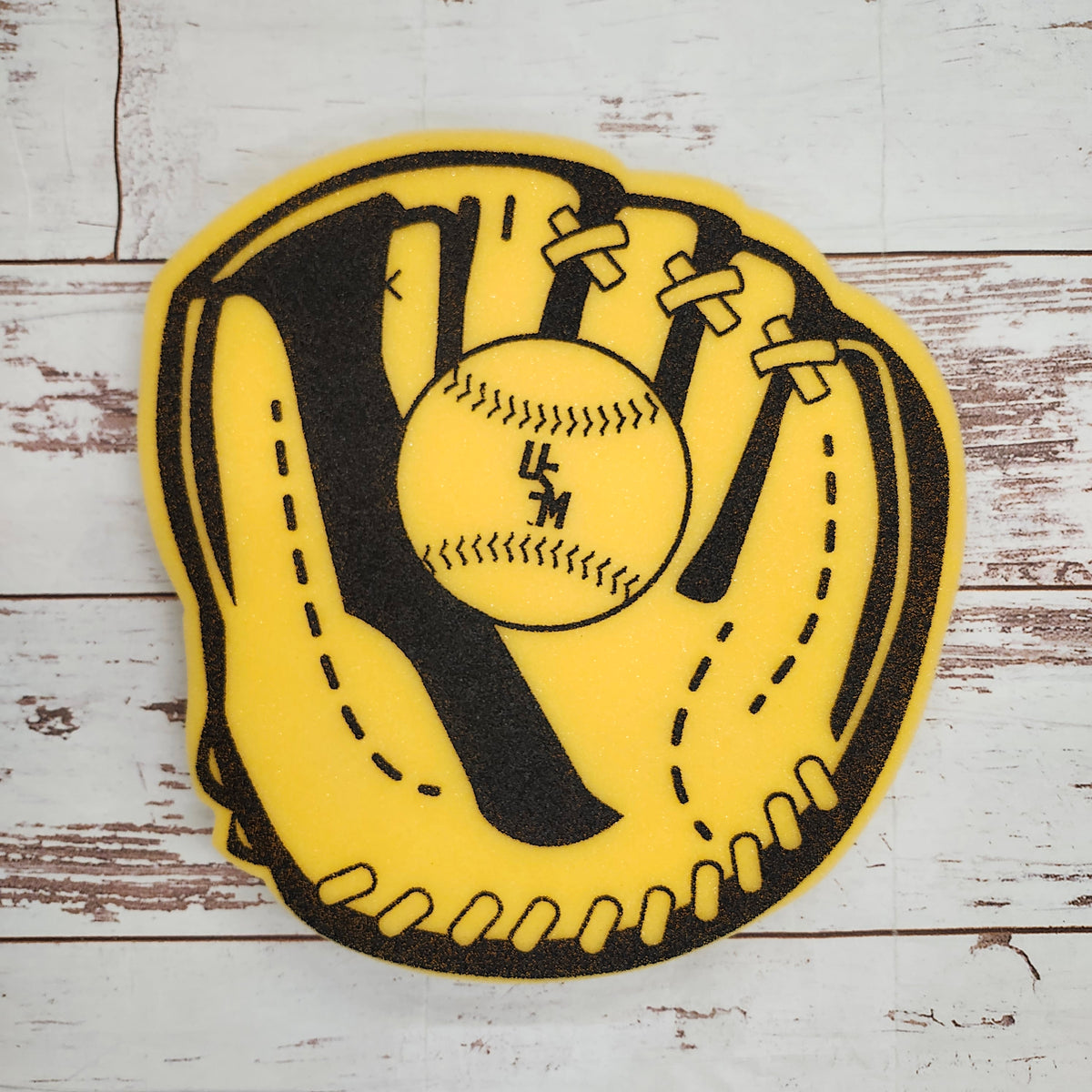 Glove Foam Baseball Stacked USM