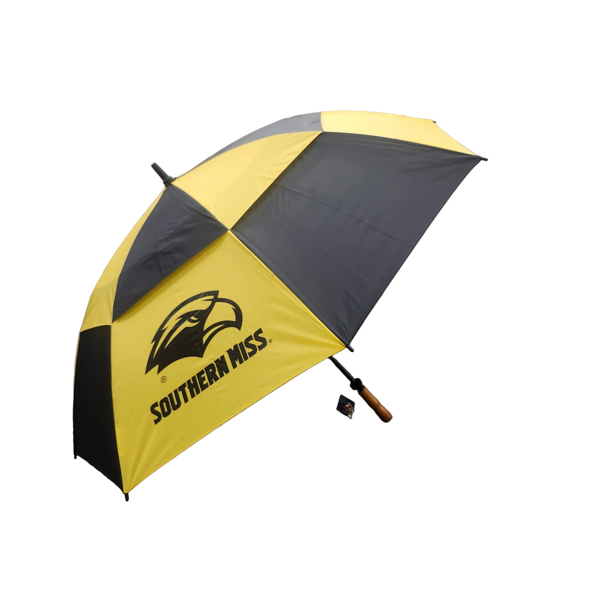 Vented Diamond-Back Fiberglass Umbrella with Eagle Head Southern Miss - 62"