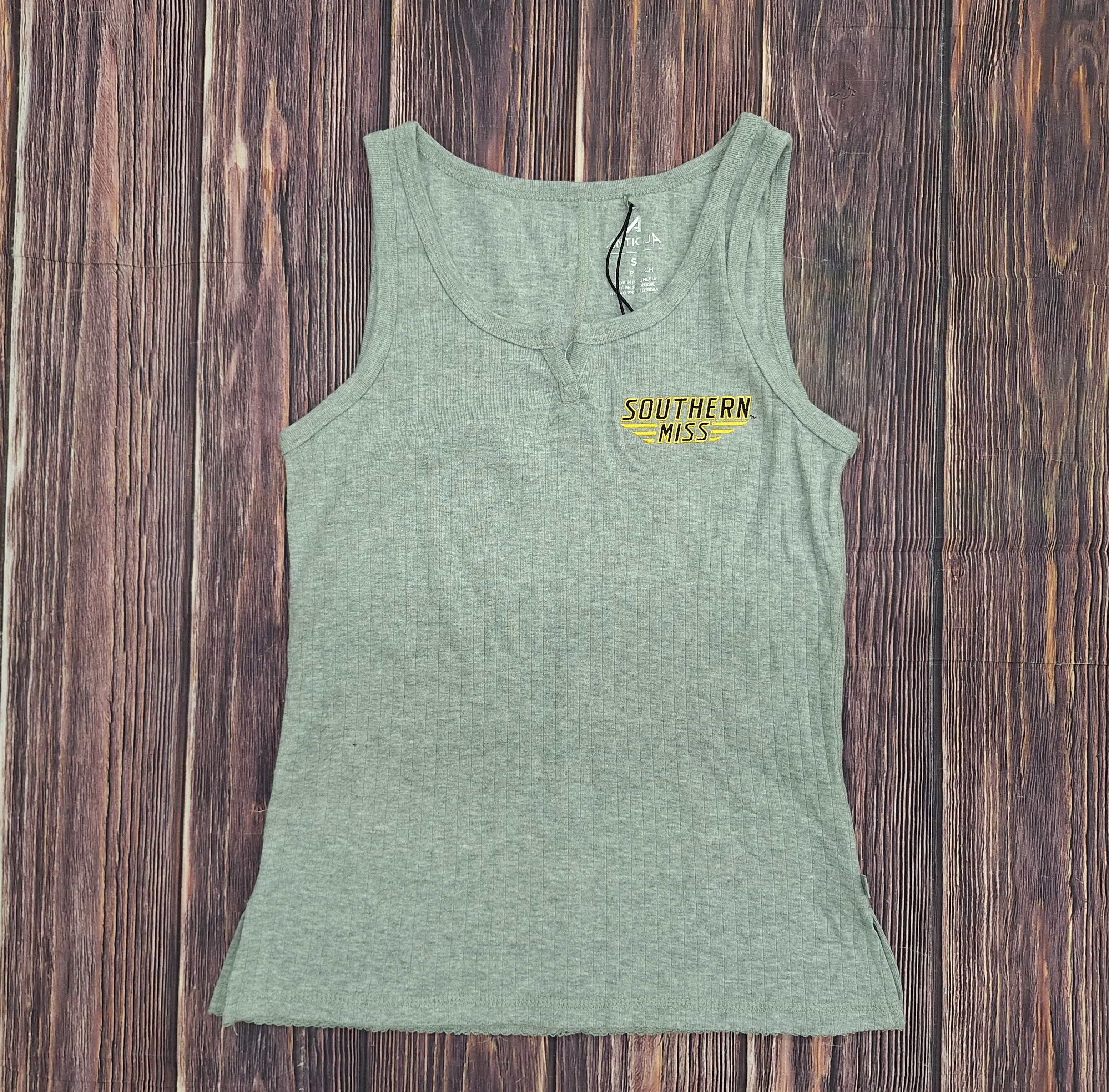 Women's Muse Tank Top with Southern Miss Bars