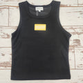 The Allie Airy Tank with Golden Eagles Woven Label