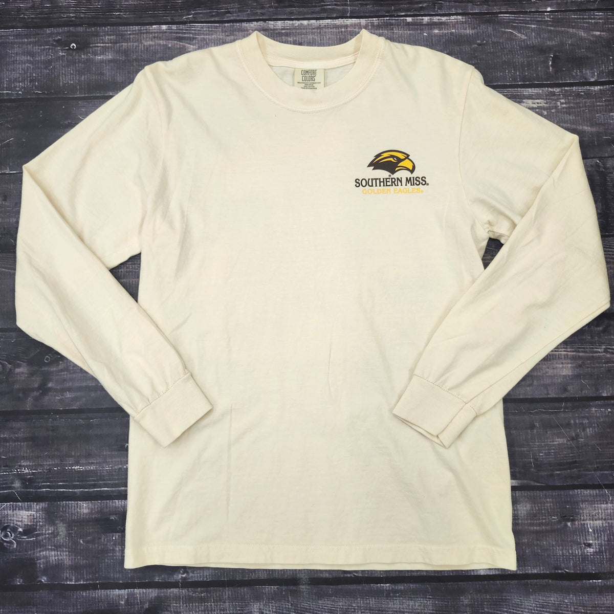Live Mascot Stadium Long Sleeve T-Shirt with Attack Eagle