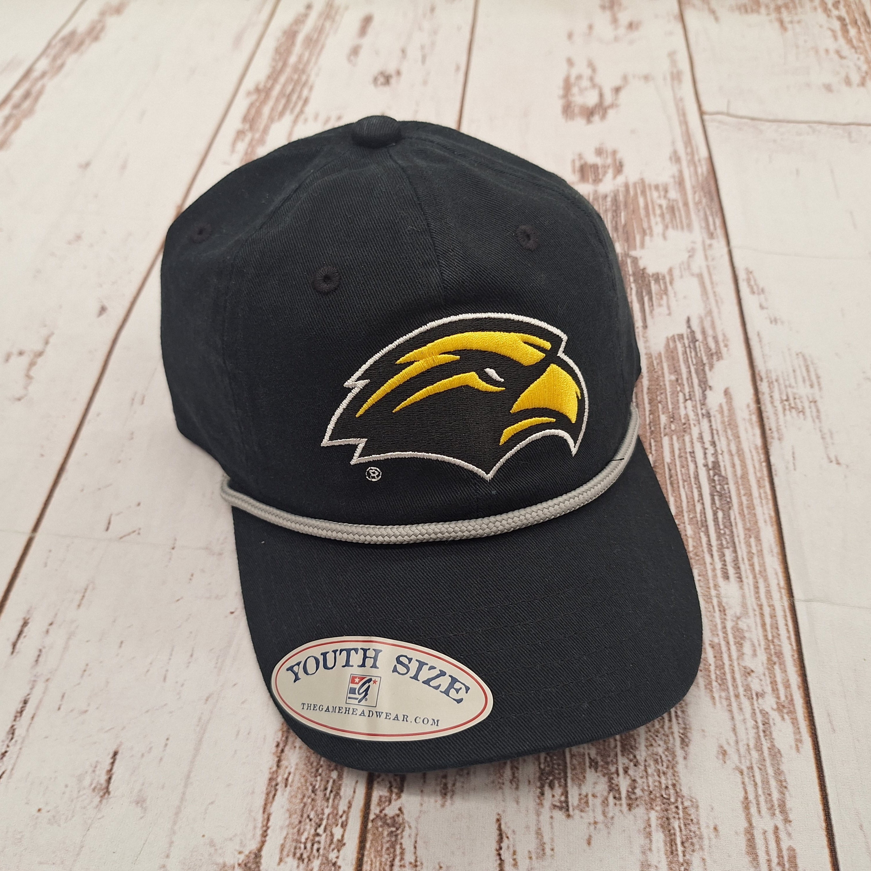 Youth Rope Bill Baseball Cap with Eagle Head