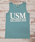Tank Top USM Double Bars Southern Miss Seafoam