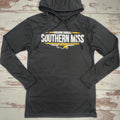 B-Core Southern Miss Long Sleeve Hooded T-Shirt with Golden Eagles Eagle Head