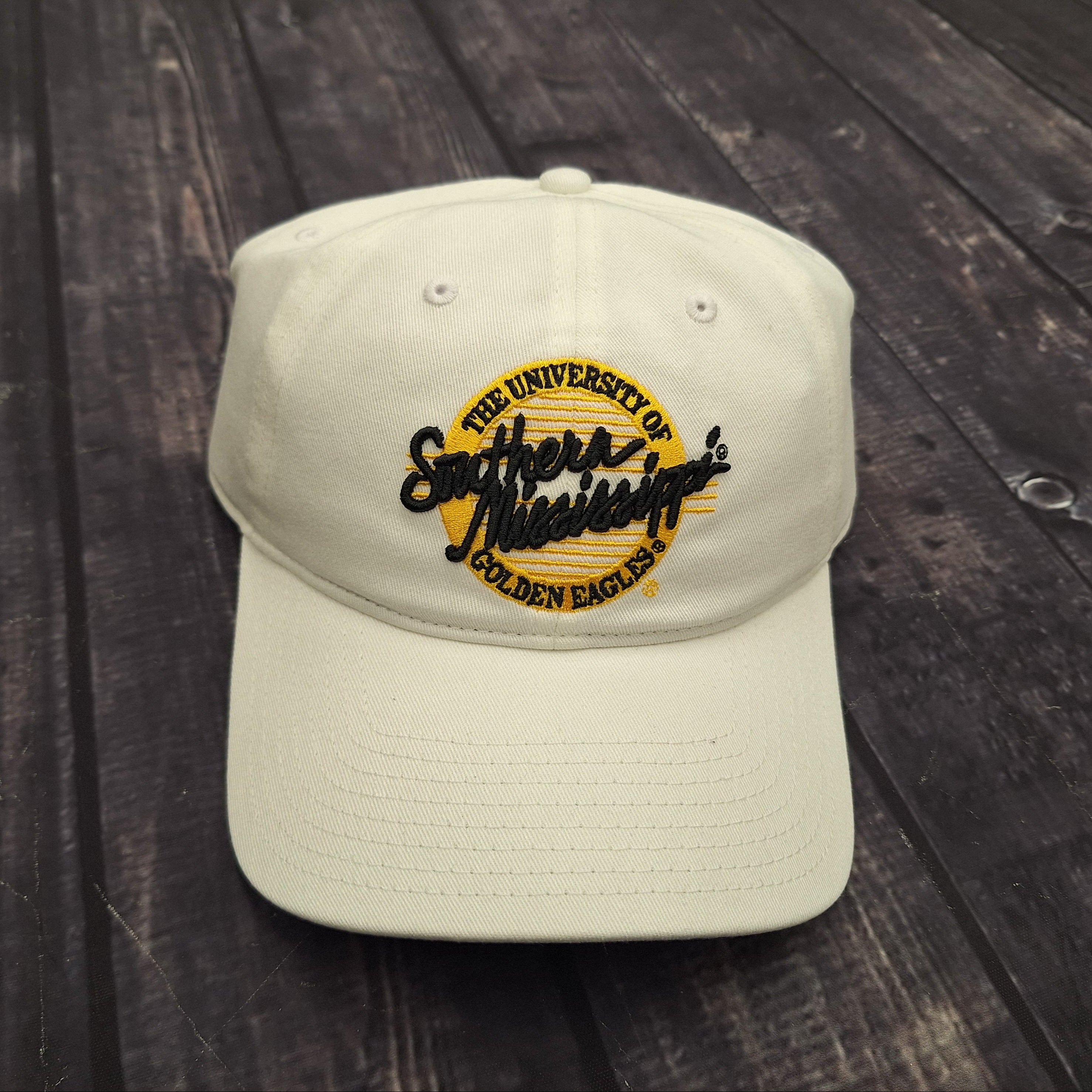 Classic Relaxed Twill Cap with Embroidered Southern Mississippi