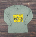 Youth T-Shirt Long Sleeve University Of Southern Mississippi Eagle Script