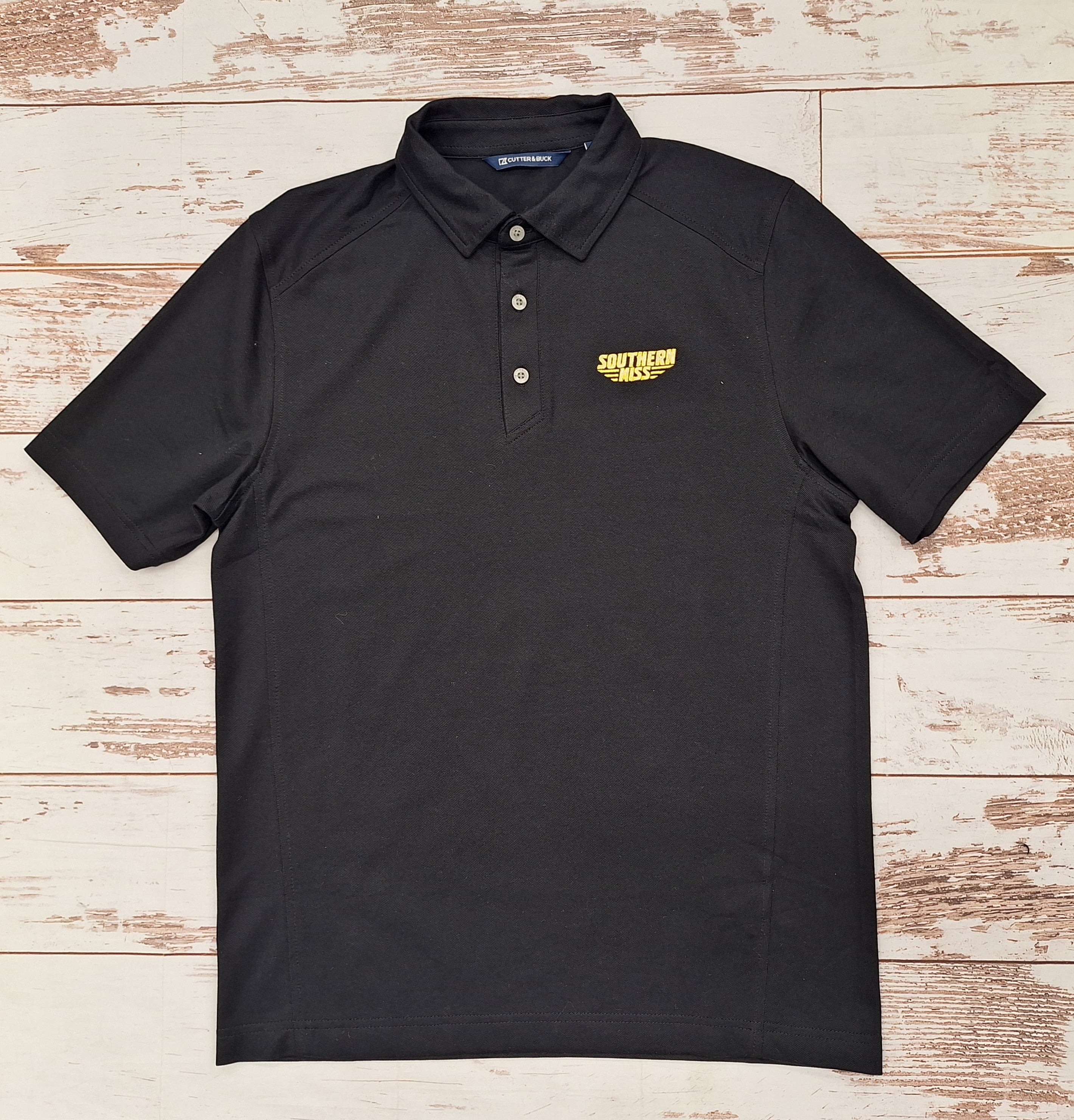 Cutter & Buck Men's Advantage Eco Refresh Polo with Southern Miss Bars