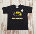 Youth T-Shirt Short Sleeve Full Front Eagle Head Southern Miss