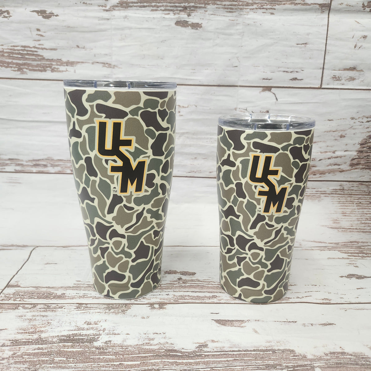 Tumbler Matte Camo Stacked USM