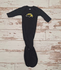 Creative Knitwear Baby Knotted Gown with Eagle Head