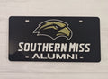 Auto License Plate Eagle Head Southern Miss Alumni