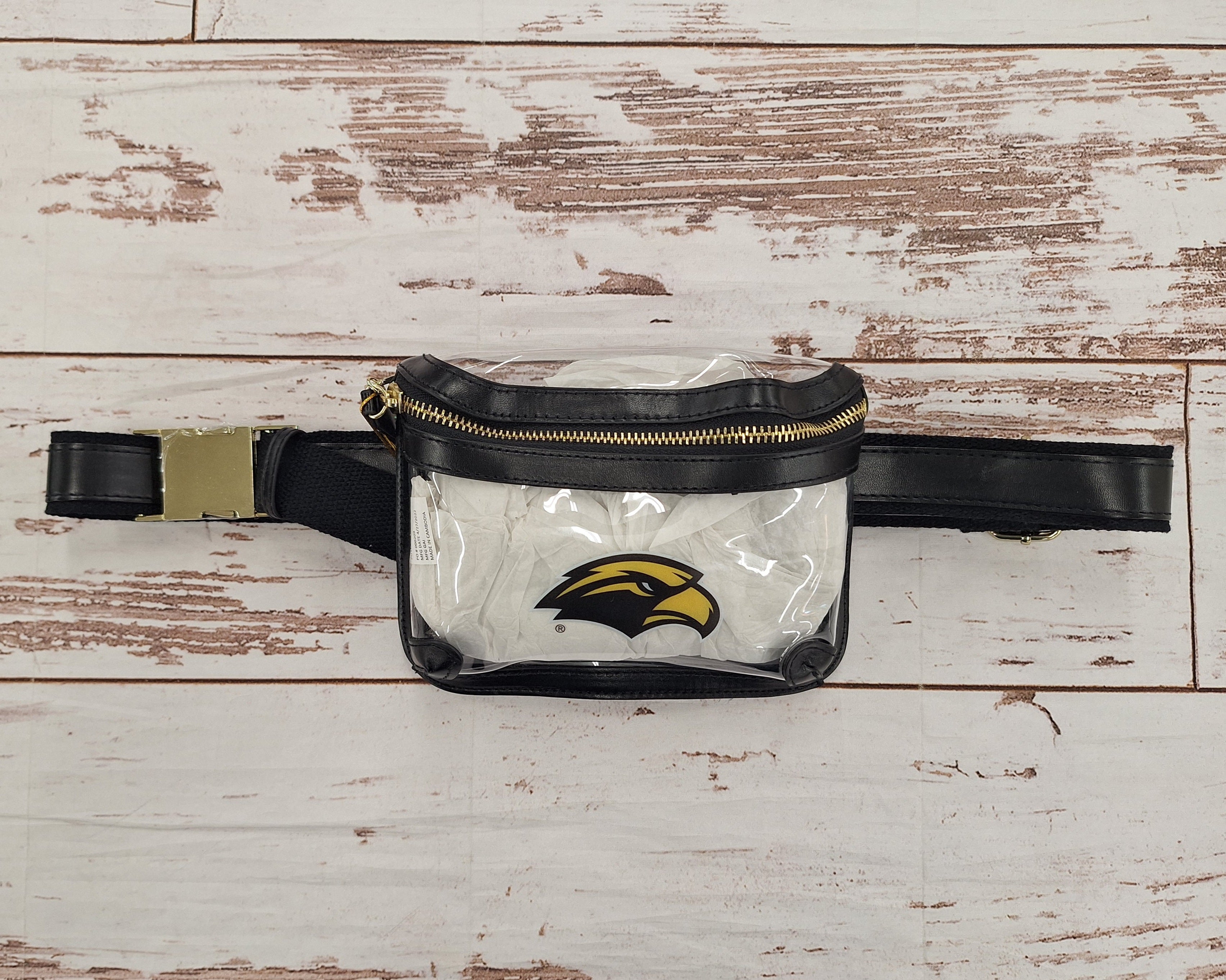 Eagle Head Black Trim Tailgate Belt Bag