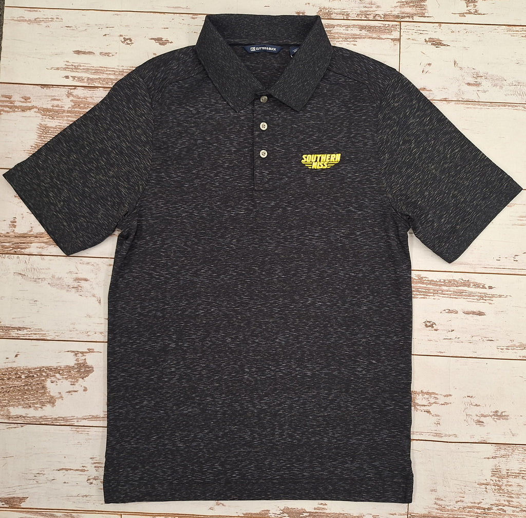 Cutter & Buck Men's Advantage Space Dye Polo with Southern Miss Bars