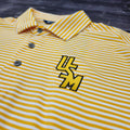 Cutter & Buck Men's Virtue Eco Pique Stripe Polo with Stacked USM