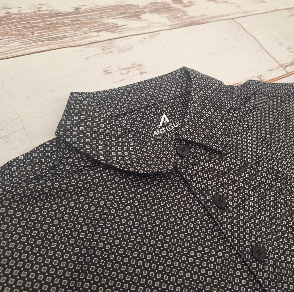 Antigua Men's Trellis Polo with Southern Miss Bars