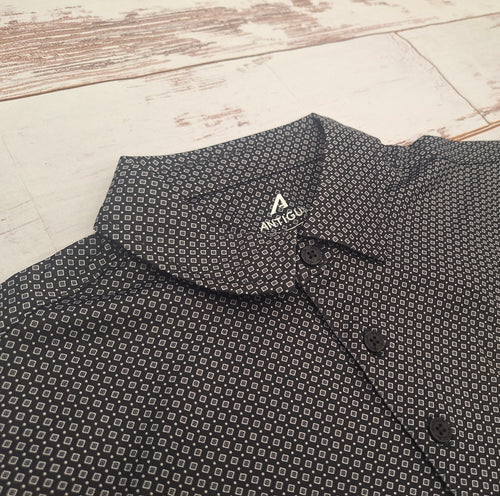 Antigua Men's Trellis Polo with Southern Miss Bars