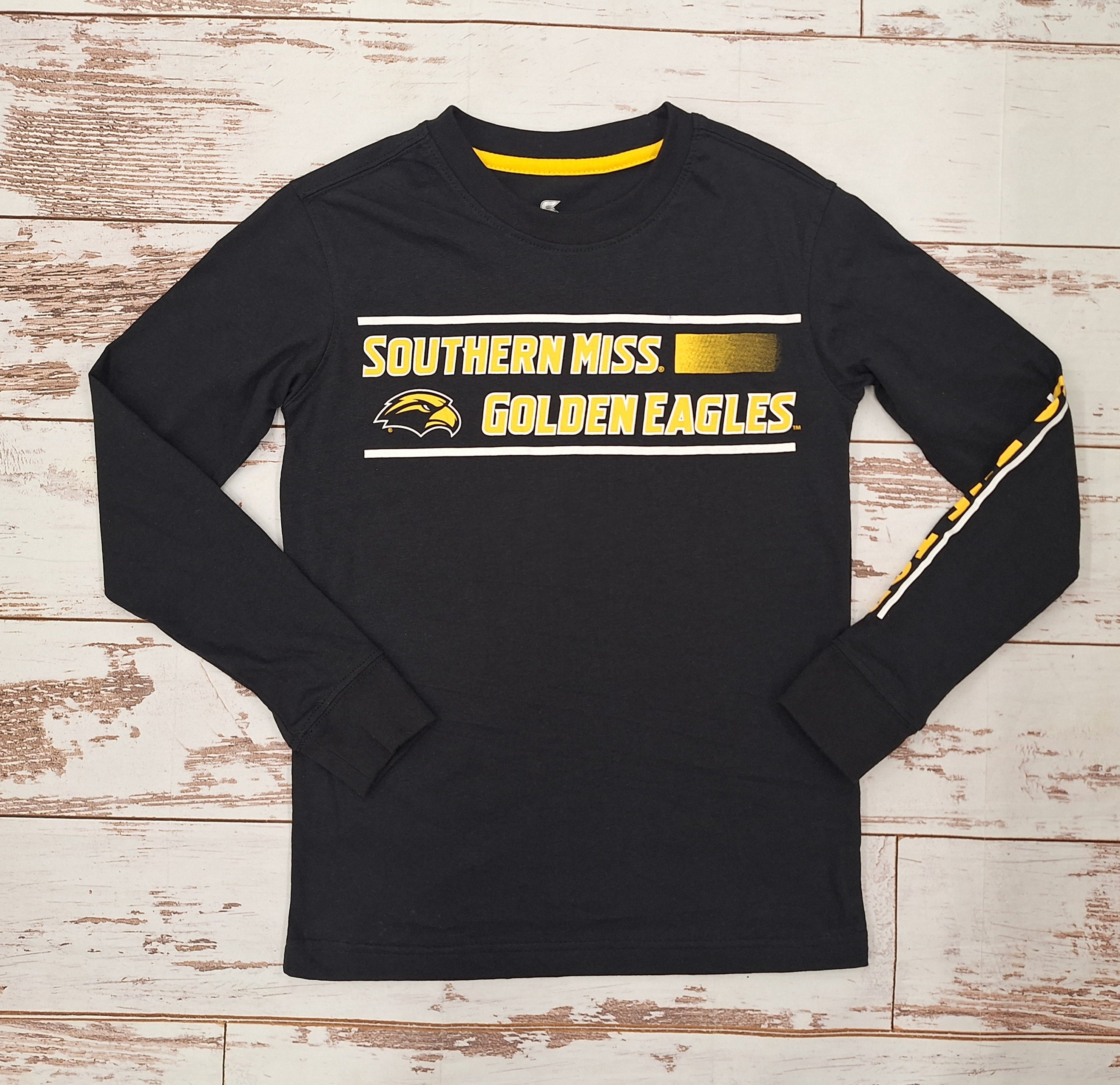 Youth Fiduciary Long Sleeve T-Shirt with Multiple Logos