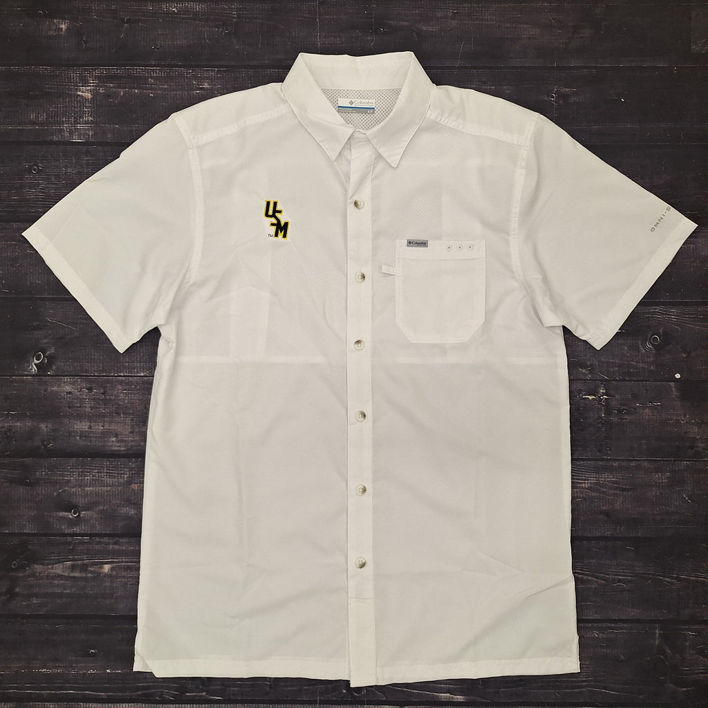 Columbia Shirt Men's Camp Slack Tide Stacked USM