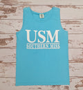Tank Top USM Double Bars Lagoon Blue