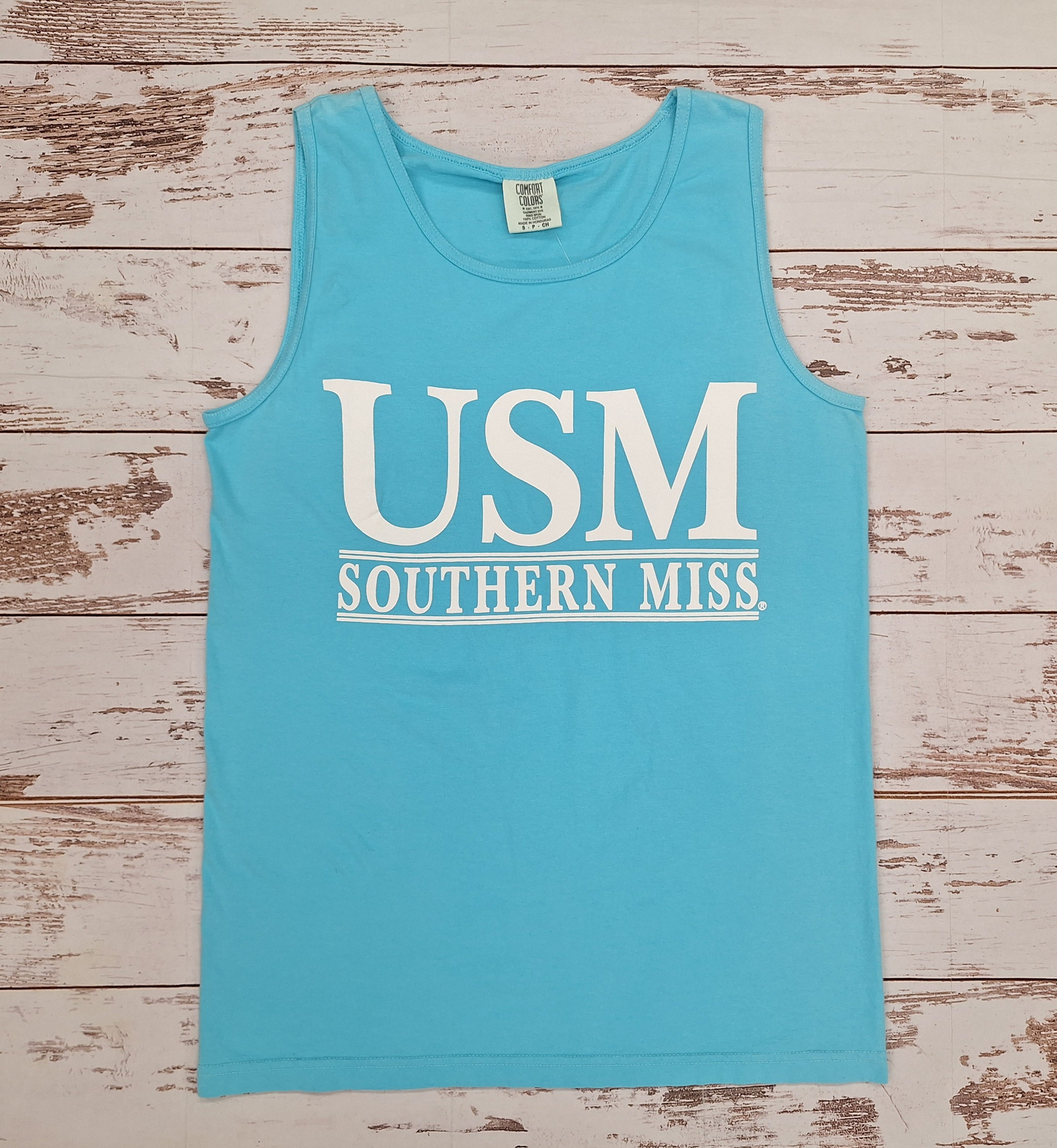 Tank Top USM Double Bars Lagoon Blue