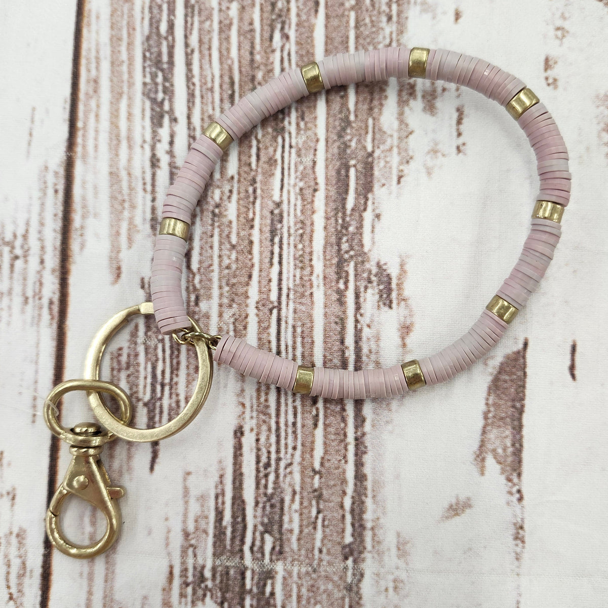 Beaded Jewel Key Ring