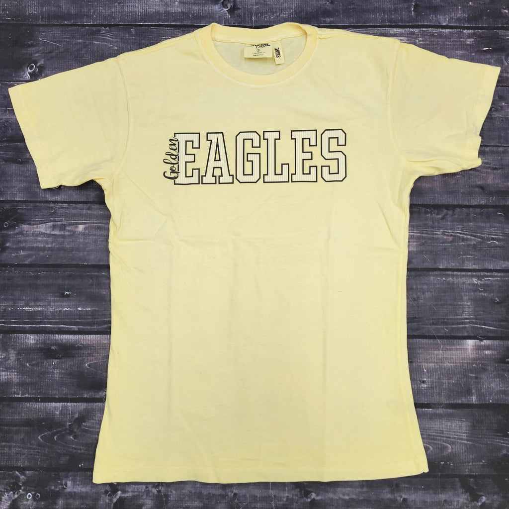 Women's Coastal Color Short Sleeve T-Shirt with Golden Eagles
