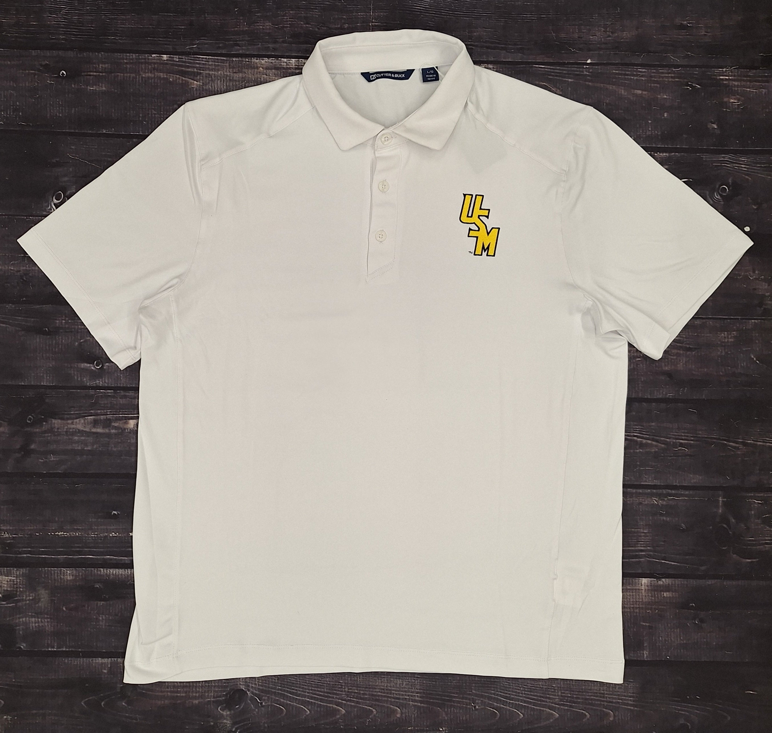 Cutter and Buck Men's Forge Eco Recycled Polo with Stacked USM