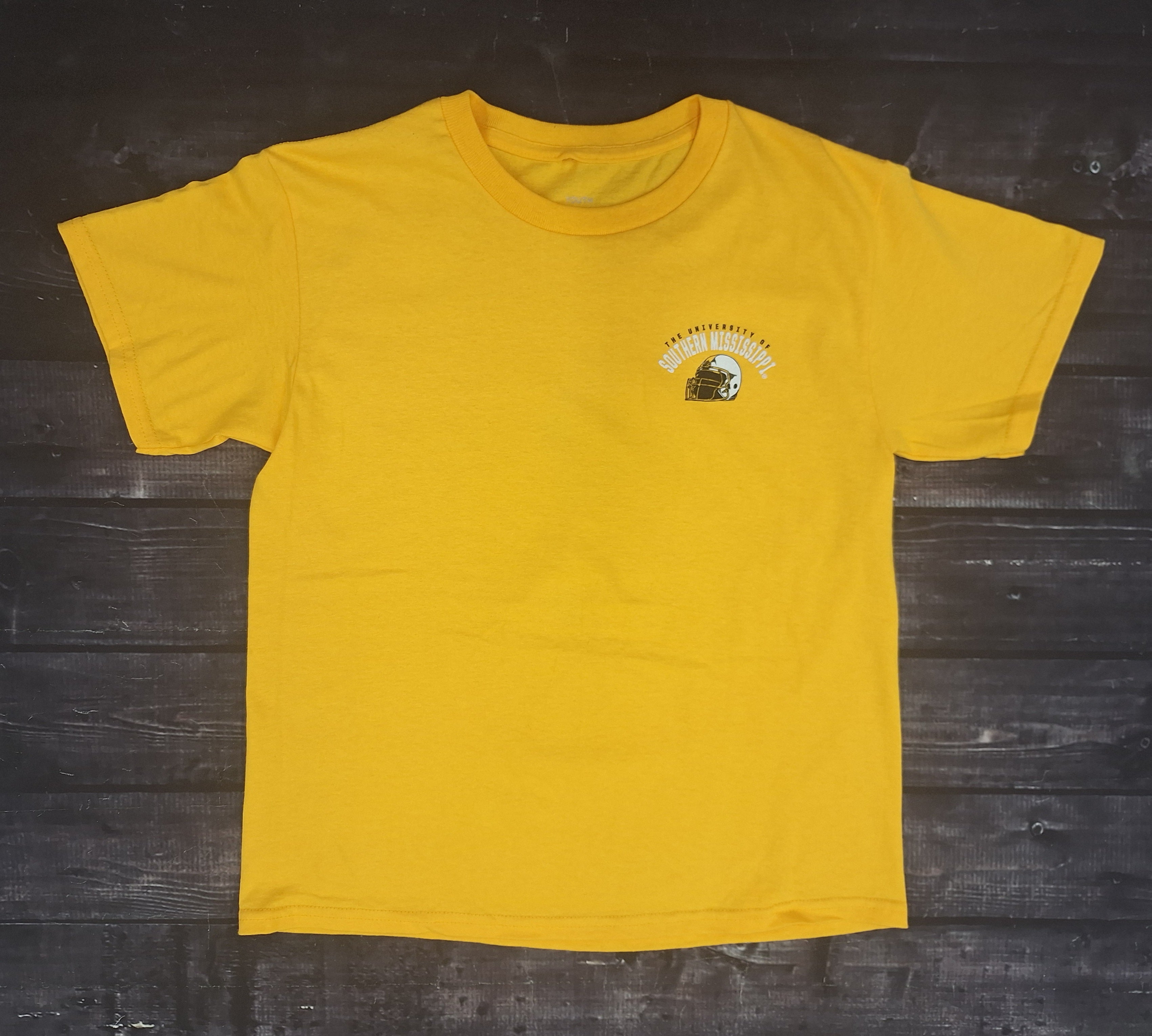 Youth 1910 Football Helmet Golden Eagles T-Shirt with Eagle Head